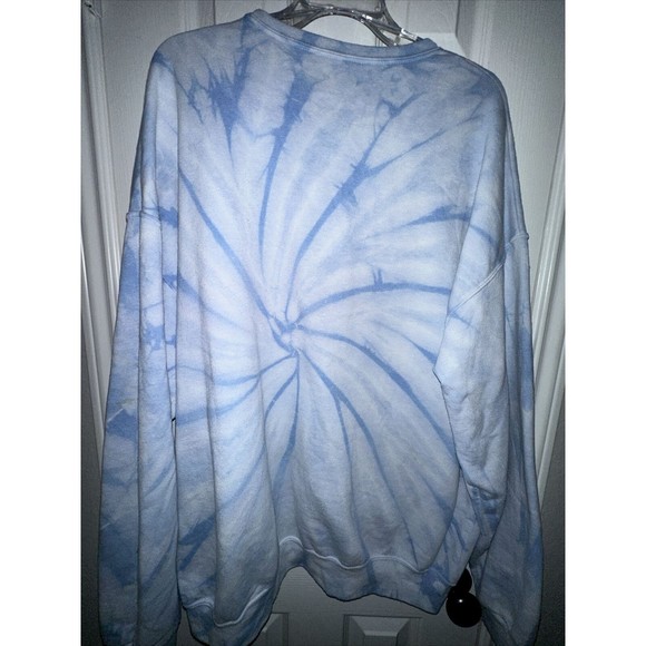 DEF LEPPARD PYROMANIA 2XL OVERSIZED TIE DYE LOGO RETRO BAND SWEATSHIRT 80’s MTV - Picture 2 of 6